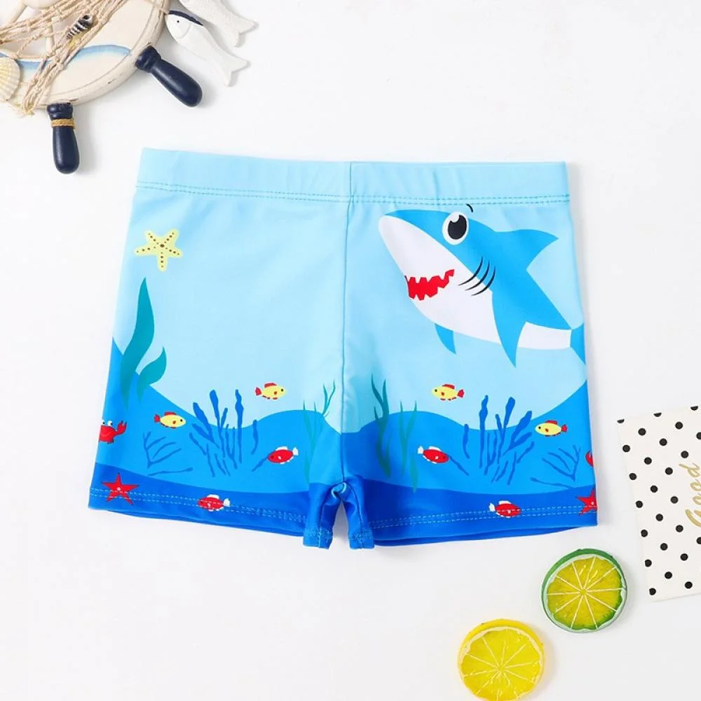Pantaloni Scurti de Baie Baieti, Rapida Uscare, Protectie Solara UPF 50+, Confortabili si Elastici, model rechin [3]
