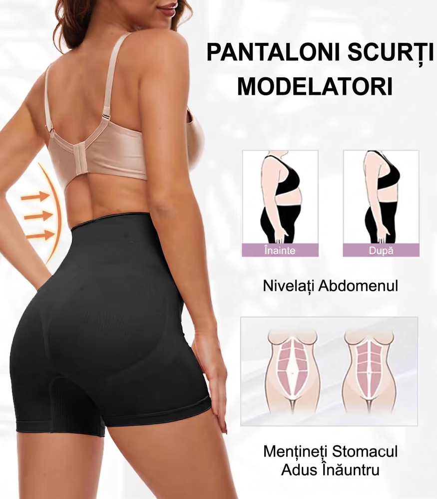 pantaloni-scurti-modelatori-talie-inalta-fara-cusaturi-negru-push-up [4]