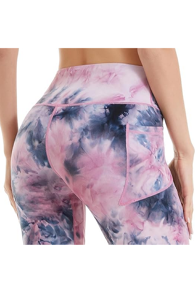 Pantaloni scurți sport damă cu talie înaltă și buzunare – Ideali pentru yoga, sală, alergare [2]