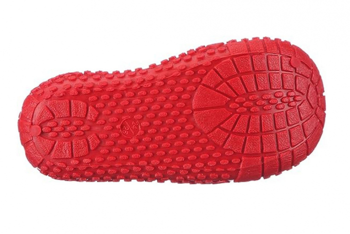 Pantofi de apa copii, Playshoes, Anti-derapant, Cauciuc/Textil, rosu-alb, 18-19 [3]