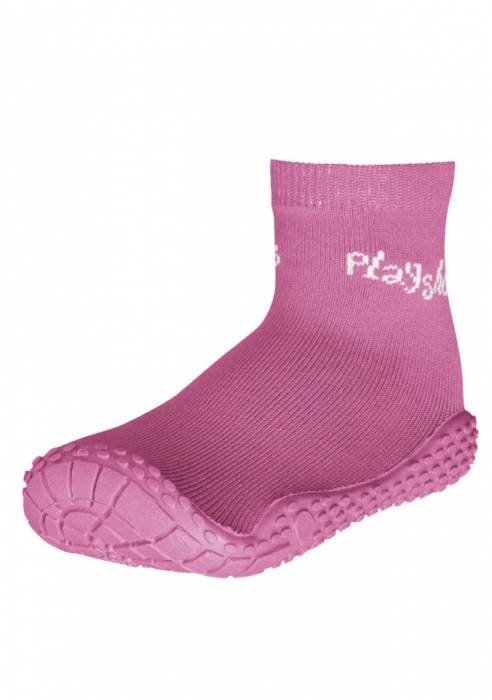 Pantofi de apa copii, Playshoes, Anti-derapant, Cauciuc/Textil, roz, 18-19 [2]