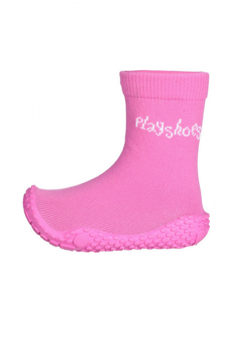 Pantofi de apa copii, Playshoes, Anti-derapant, Cauciuc/Textil, roz, 18-19 [1]