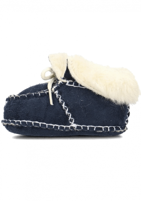 Pantofi de iarna din lana de oaie pentru bebeluși, Playshoes, Bleumarin, 18/19 [1]