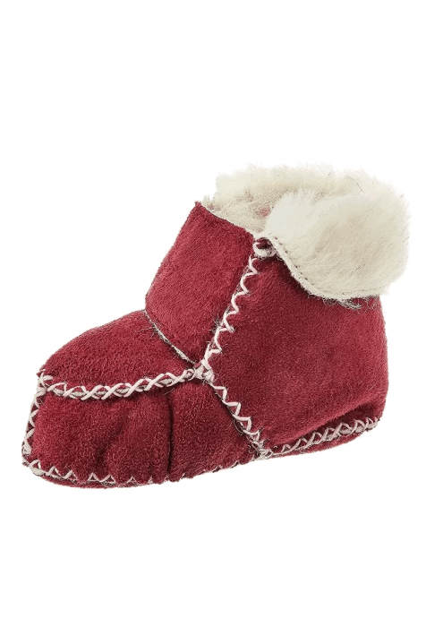 Pantofi de iarna din lana de oaie pentru bebeluși, Playshoes, Bordeaux, 20/21 [1]