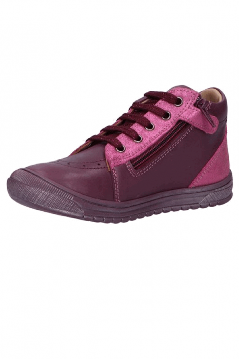 Pantofi din piele, Kickers Bilop, Violet, 20 EU [5]