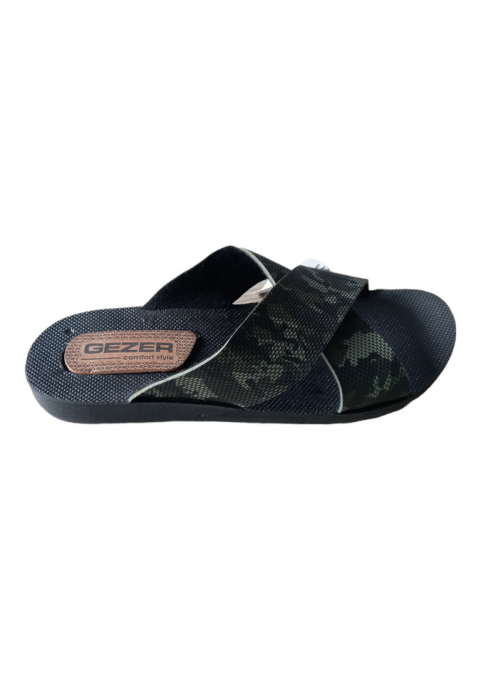 Papuci barbati, Gezer, camuflaj negru, marime 40 [2]