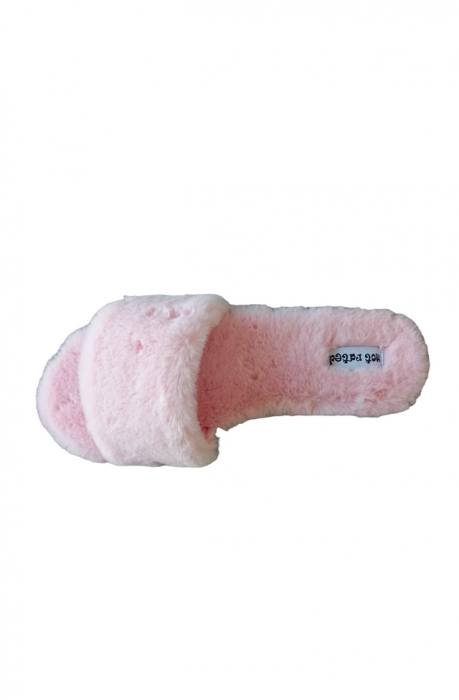 Papuci cu blana, Not Rated, Roz, marime 40,5 [2]