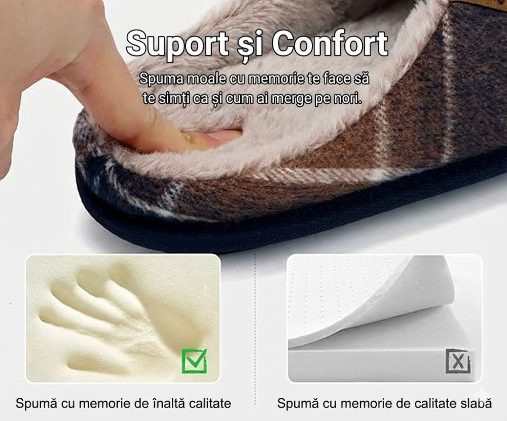 papuci-casa-barbati-ortopedici-maro-albastru-suport-arcada-oncai [2]