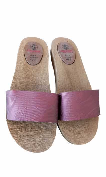 Papuci de dama Travelling Summer, Gezer, 37EU, Bordeaux / Roz [2]