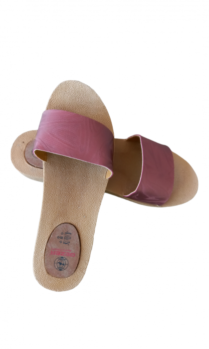 Papuci de dama Travelling Summer, Gezer, 38EU, Bordeaux / Roz [4]