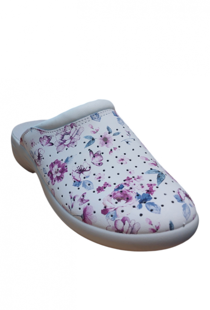 Papuci Soft din piele cu talpa anti-alunecare din spuma moale, pentru profesionistii din domeniu sanatatii, doctori, asistente, alte cadre medicale, Jrgen Hirsch, fucsia, marimea 41 [3]