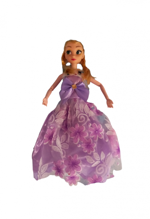 Papusa, Ice and snow Princess,, par blond si rochita violet, 28 cm [1]