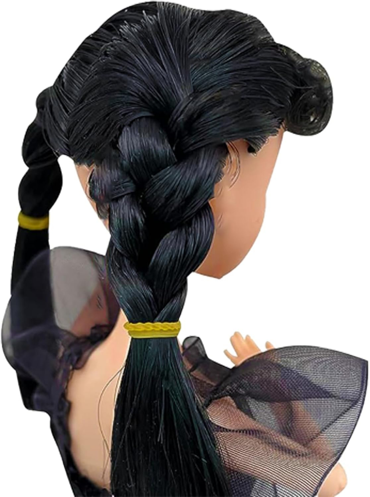 Păpușă Wednesday Addams, 30 cm, Ediție de Colecție Inspirată din The Addams Family, Rochie Elegantă de Bal [7]