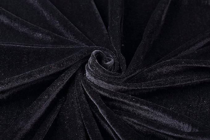 Pelerina cu gluga Halloween, din Catifea, 120 cm, Adulti si Adolescenti, petreceri cosplay, vampir, vrajitoare, mag, Negru [6]