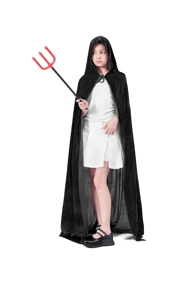 Costum de dracusor pentru Halloween, ZUCOS, Negru [3]