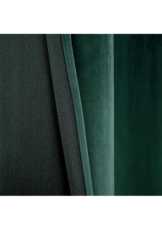 Perdele Opace Verde Închis, 2 Bucăți, 140x175 cm ENEMA - 5PED [5]