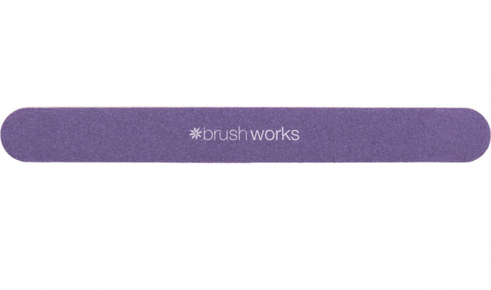 Pila de unghii profesionala Brushworks, dimensiune mare 18 cm, pentru unghii naturale si false, pedichiura si manichiura [2]