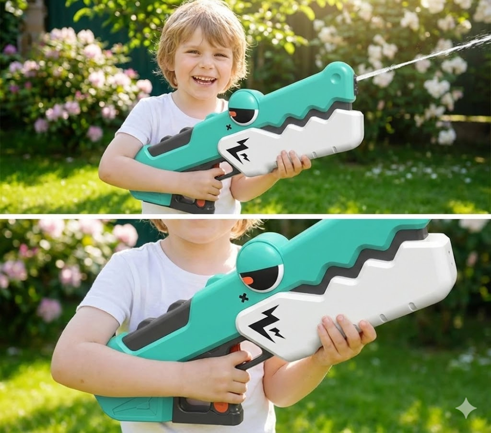 pusca-apa-electrica-automata-650ml-verde-copii-adulti [4]