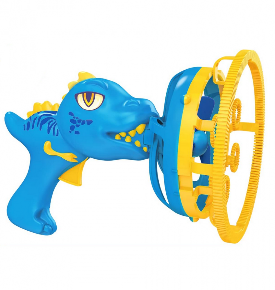 Pistol cu Baloane de Săpun în Formă de Dinozaur, Jucărie Interactivă pentru Copii 3+ [1]