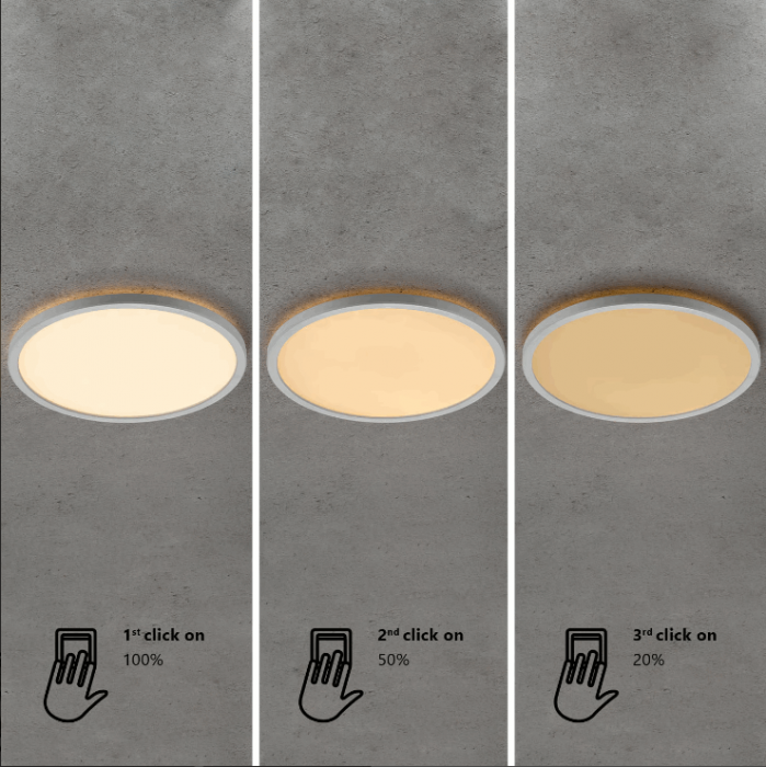 Plafoniera Oja 60 cm, 2700K, lumină reglabilă în 3 trepte, modul LED,  Nordlux [4]