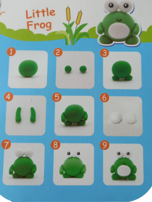Plastilina MikaTale, MyClay MK618frog, 30g [2]