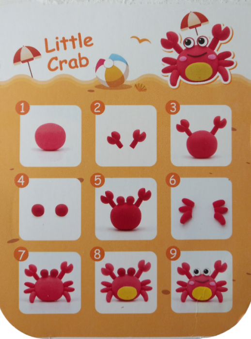 Plastilina MikaTale, MyClay MK618gcrab, 30g [2]