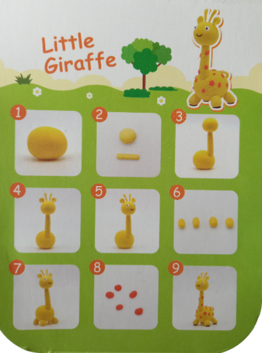 Plastilina MikaTale, MyClay MK618giraffe, 30g [2]