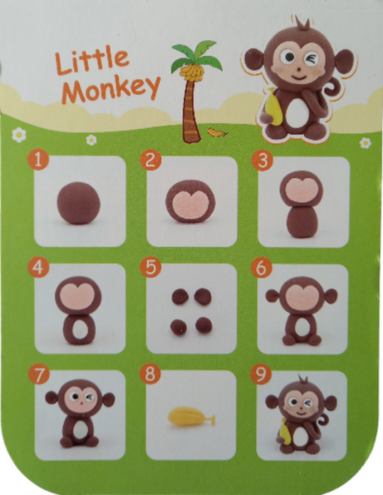 Plastilina MikaTale, MyClay MK618monkey, 30g [2]