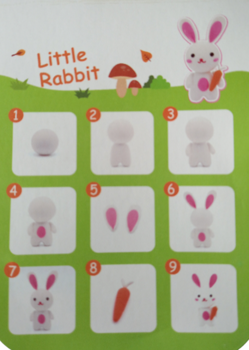Plastilina MikaTale, MyClay MK618rabbit, 30g [2]