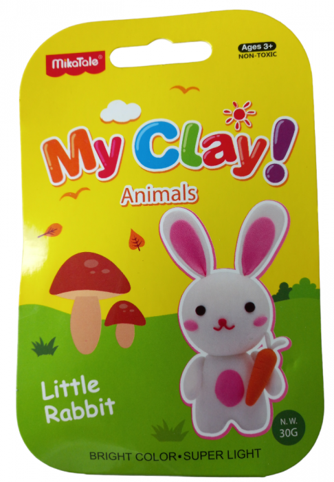 Plastilina MikaTale, MyClay MK618rabbit, 30g [1]