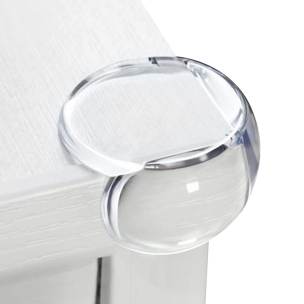 Set 8 Protecții Transparente Rotunde pentru Colțuri de Mobilier, AIXMEET, Siguranță pentru Bebeluși [7]