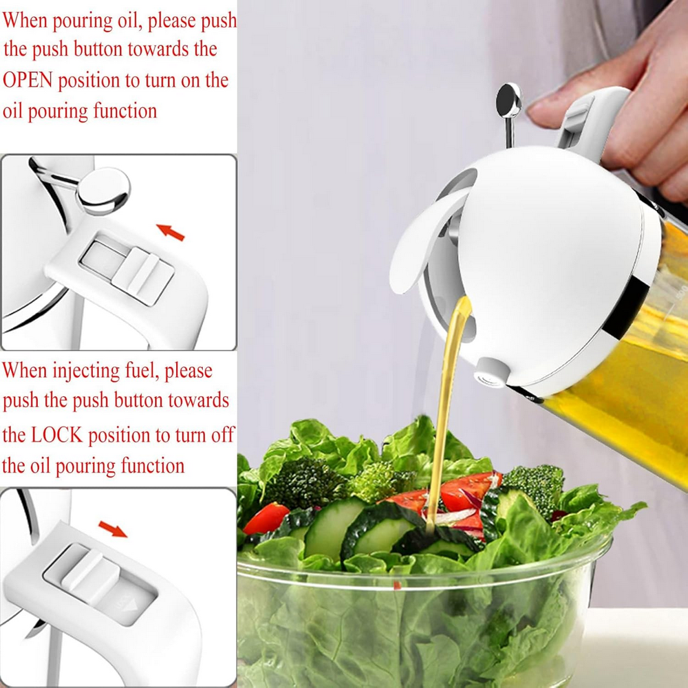 Pulverizator pentru Ulei sau alte lichide 2 in 1, Multifunctional, Control precis al uleiului, Capacitatea 500 ml [2]