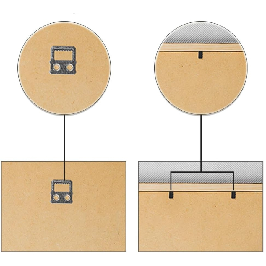 Rama Foto Neagra din MDF 15x20 cm cu Sticla Acrilica Antispargere, pentru Perete sau Masa [4]