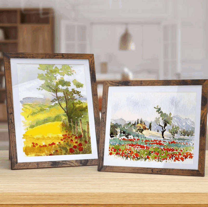 Ramă Foto Vasemouh Maro pentru Poze 20x25cm cu Passe-Partout sau 23x28cm Fără Passe-Partout, Expunere pe Perete sau Masă [2]
