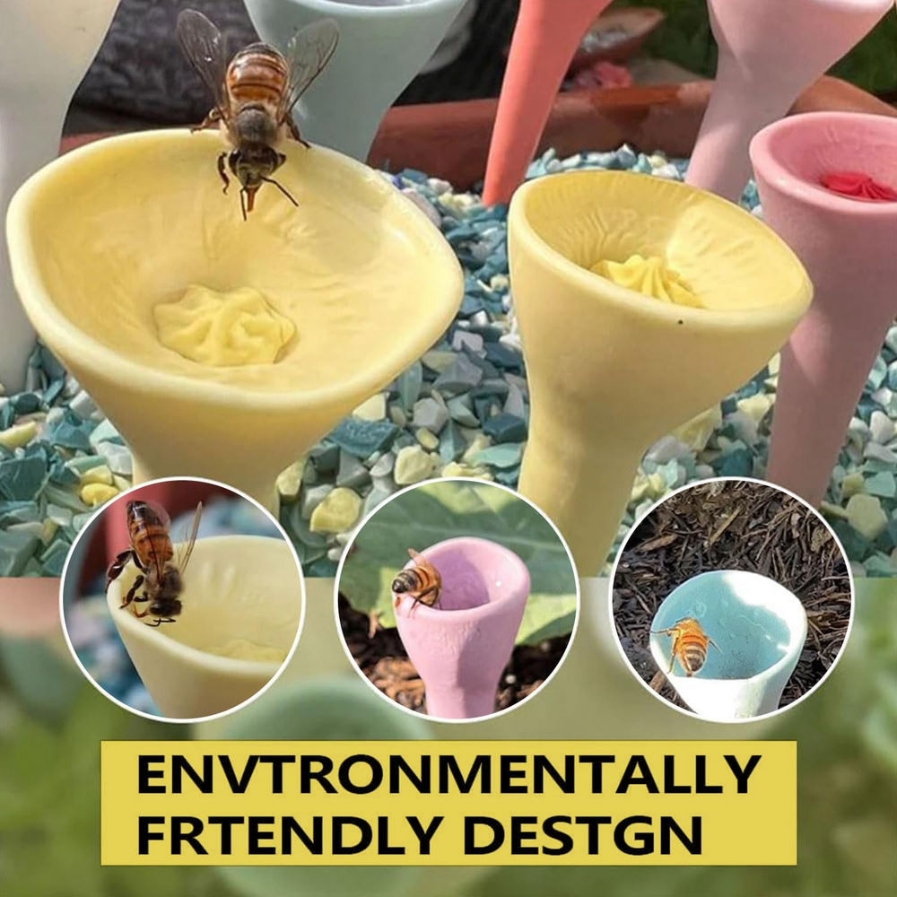 Recipient Roz pentru Hidratarea Albinelor, Ideal pentru Gradina sau Balcon [4]