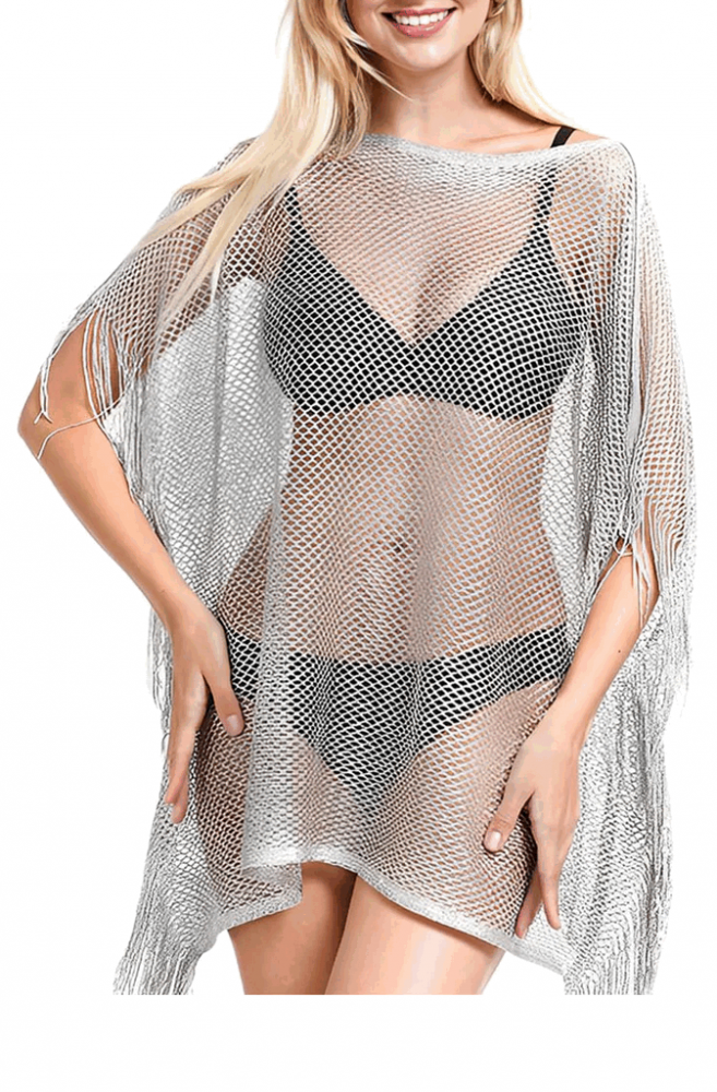 Rochie de plaja pentru femei, argintiu, Ferand, marime universala [2]