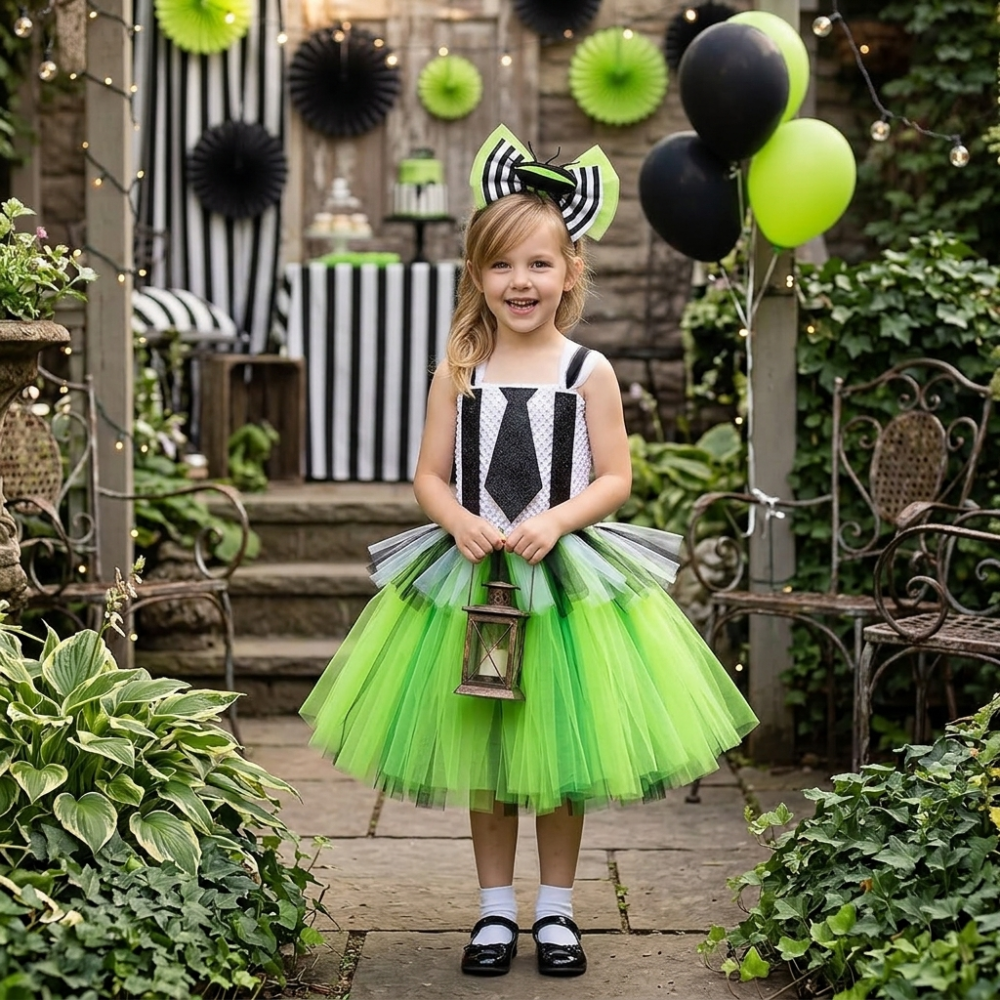 rochie-tutu-halloween-fetite-negru-alb-verde [7]