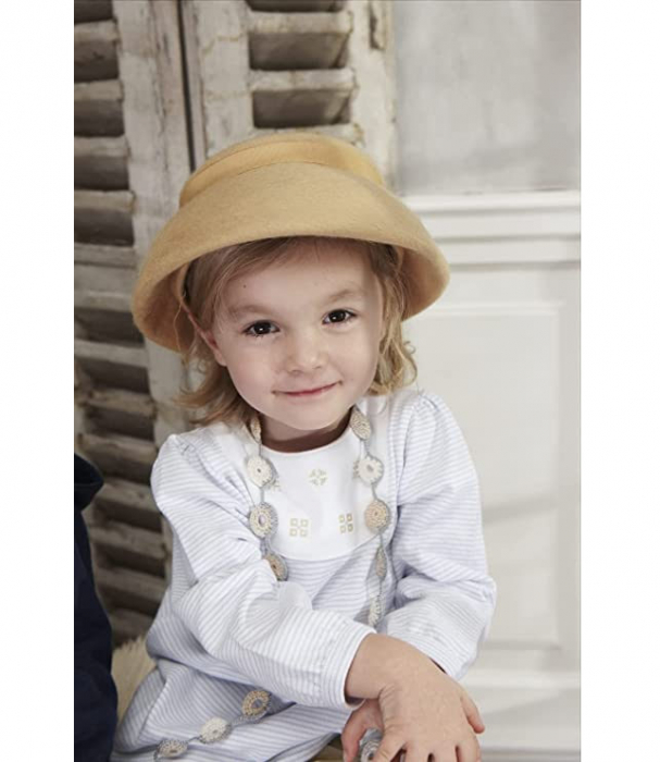 Rochita cu dungi, Eco by Naty, marime 98 - 104, 100% bumbac organic certificat, alb [2]
