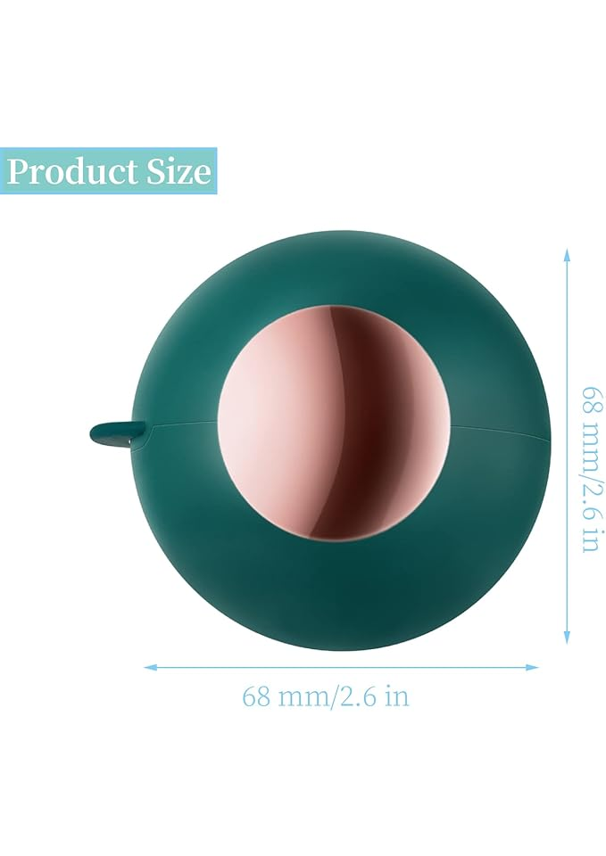 Rola din Silicon pentru Scame – Reutilizabilă, Lavabilă, Compactă, cu Husă de Protecție – Verde Închis [2]