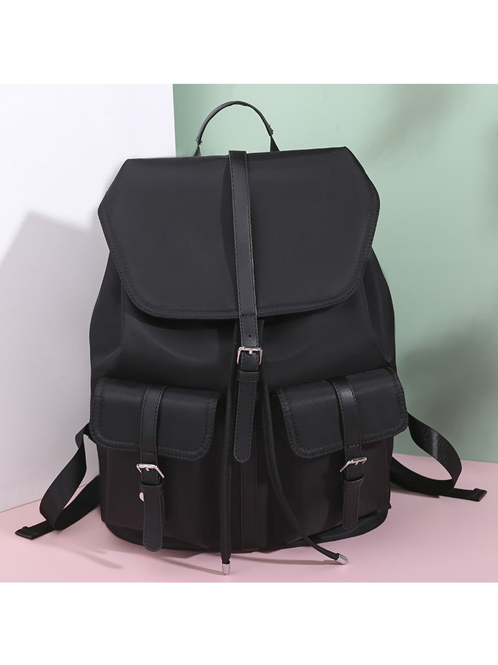 Rucsac dama, negru, compartiment pentru laptop de 14 inch Dankforyou - O8V7 [3]
