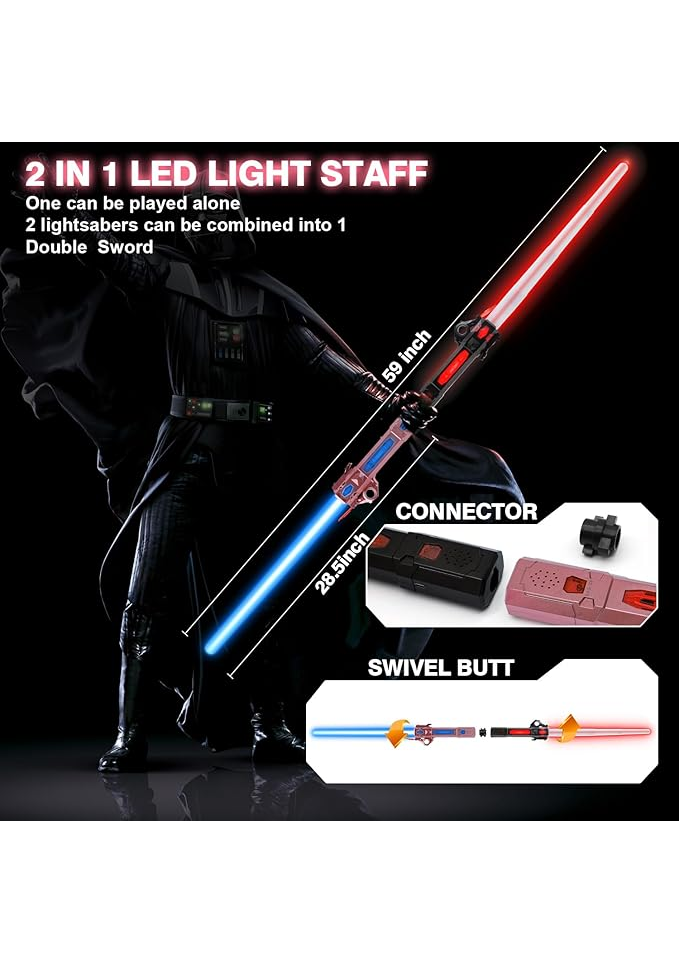 Sabie Laser cu Lumini pentru Copii: Dueluri Epice în Galaxia Ta! [4]