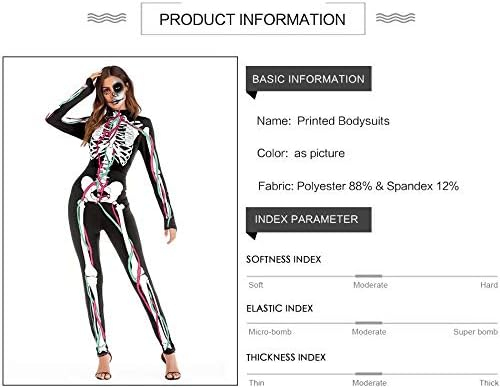 Salopeta Halloween, L, Elastica, Schelet cu Vene, Efect 3D si Realist, pentru Adulti [8]