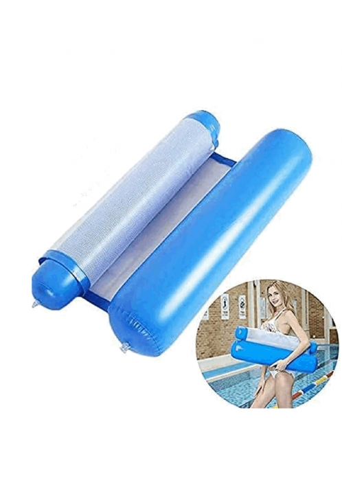 Saltea gonflabila pentru piscină 130 x 95 cm, albastru [5]