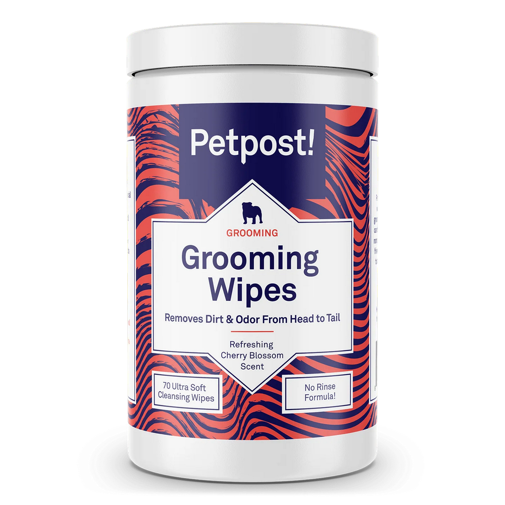 Servetele umede pentru caini, parfum Cherry Blossom, 70 bucati, ultra moi din bumbac, pentru curatare si ingrijire,Petpost [1]