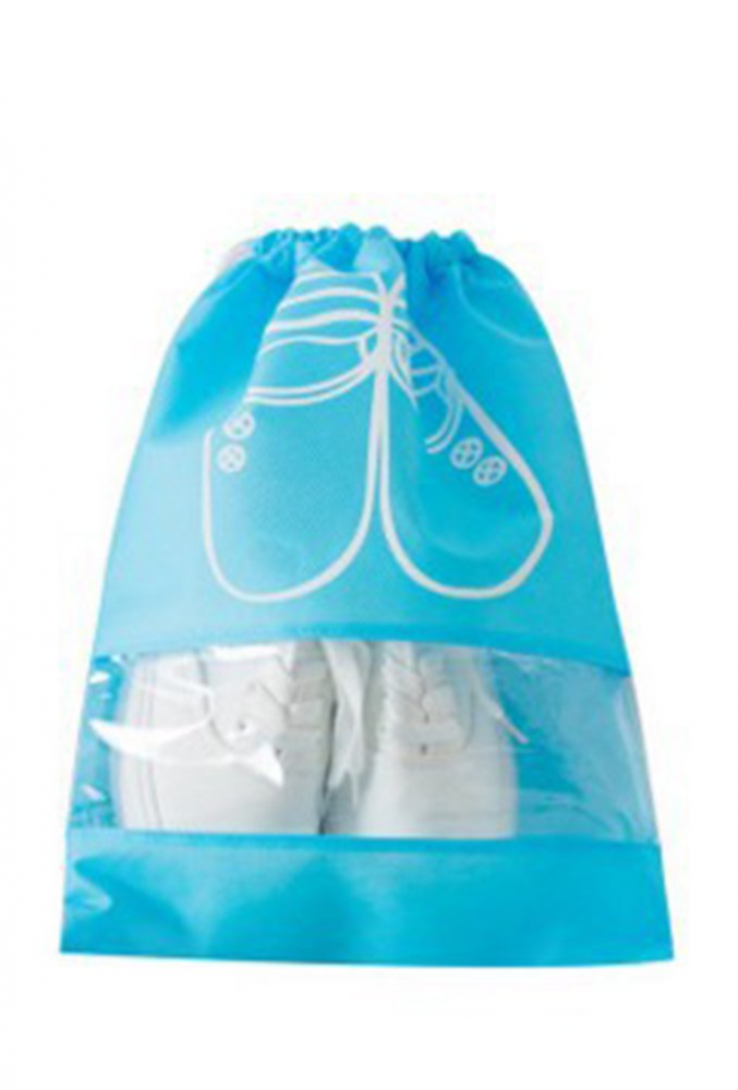 Set 10 Huse portabile pentru pantofi, Wookit, albastru, 43x30 cm [4]