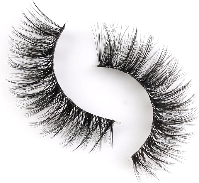 Set 10 Perechi Gene False Happy Heartbeat, Efect 8D, Ultra Pufoase, Bandă Subțire din Bumbac, IC3 [2]