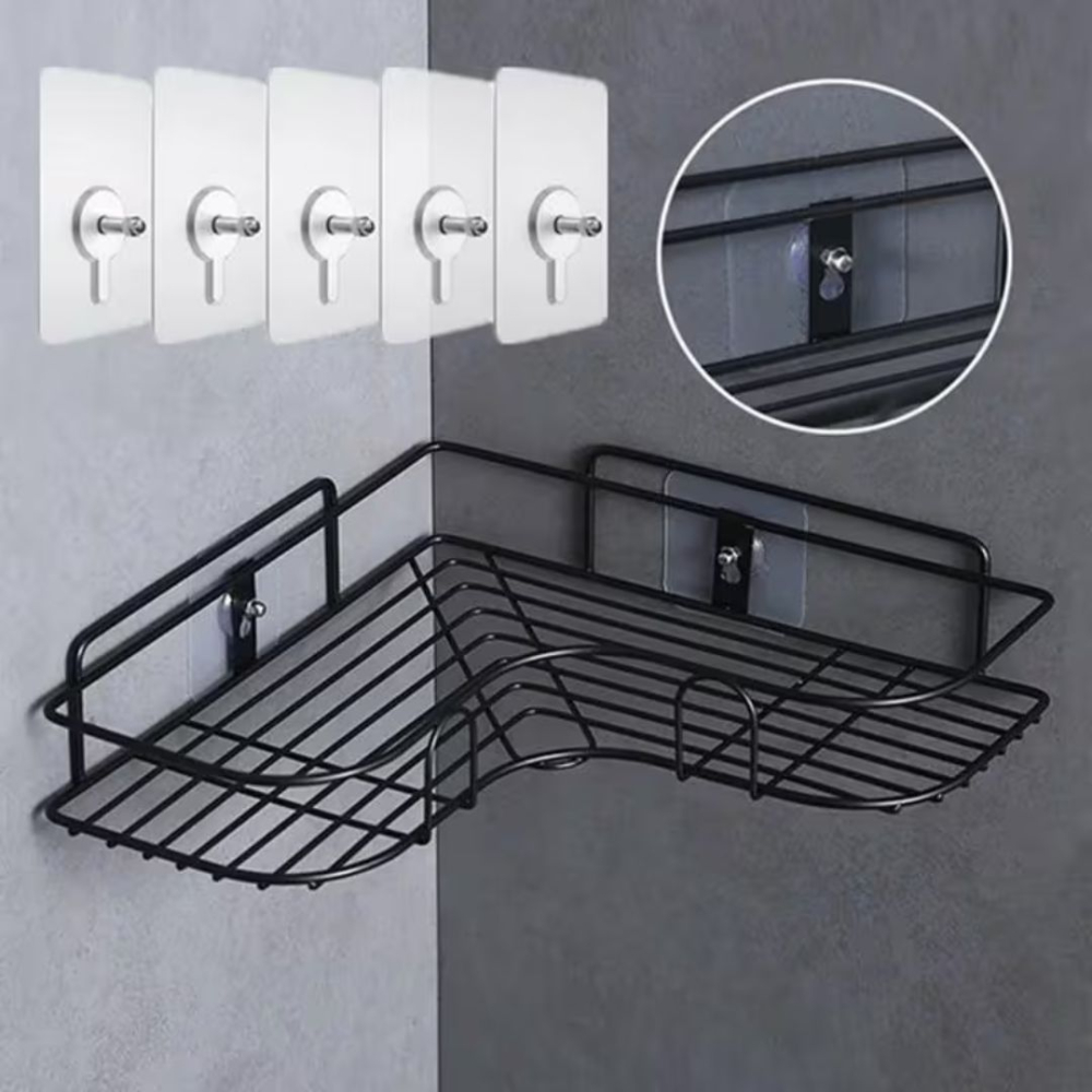 Set 10 suruburi cu banda adeziva transparenta 8x5 cm fara gauri in pereti rezistente la umezeala [6]