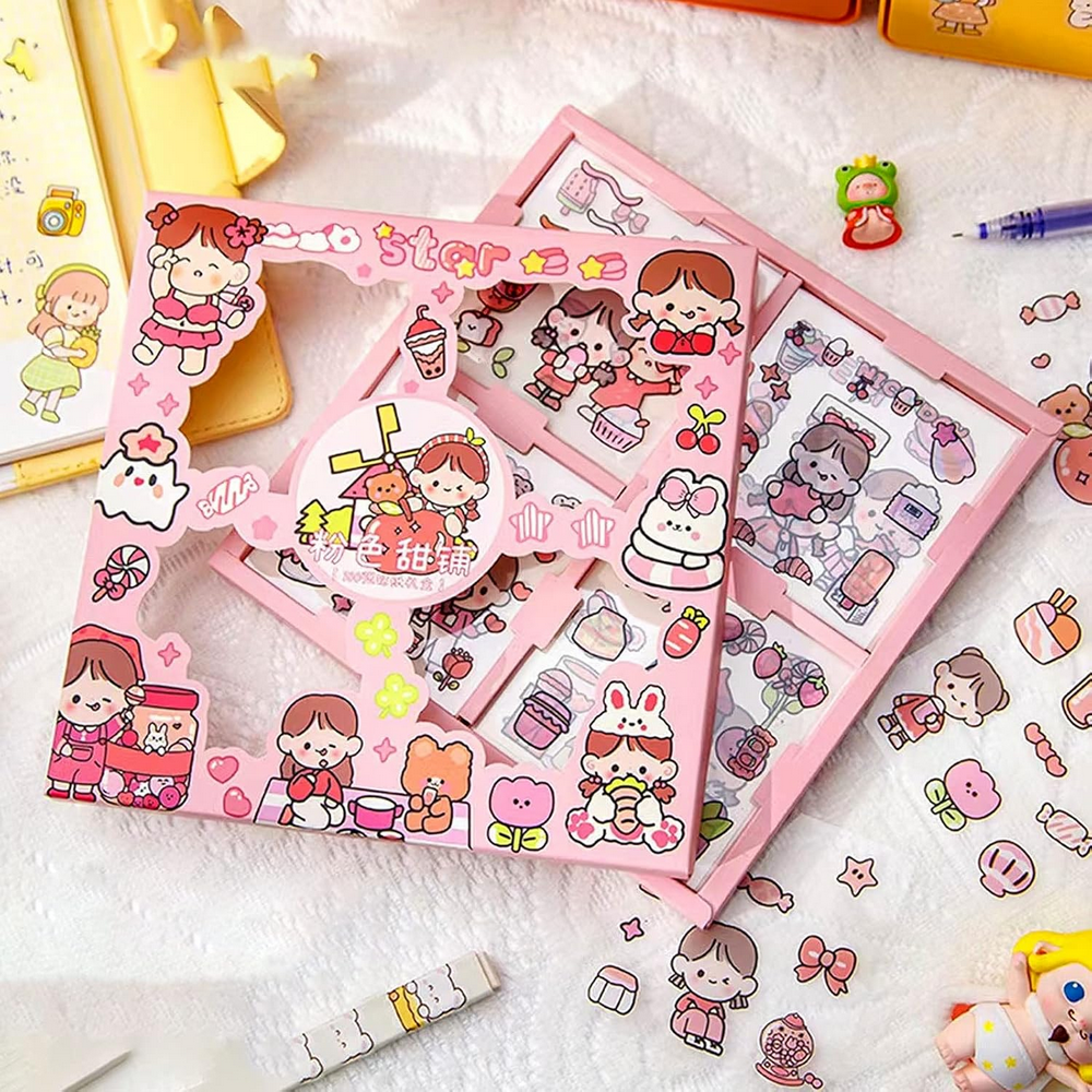 Set 100 Stickere Dragalase si Colorate pentru Jurnal, Scrapbooking si Proiecte DIY [2]