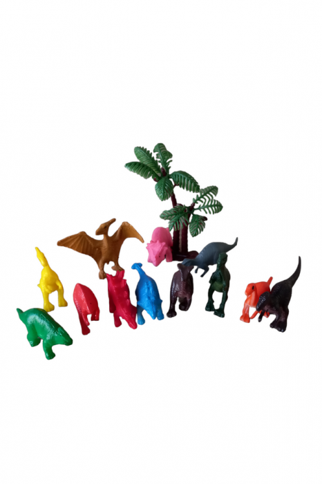 Set 12 figurine dinozauri, Dinosaur Era,  4-5 cm [1]