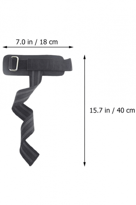 Set 2 Curele pentru ridicarea greutatilor, negru [7]